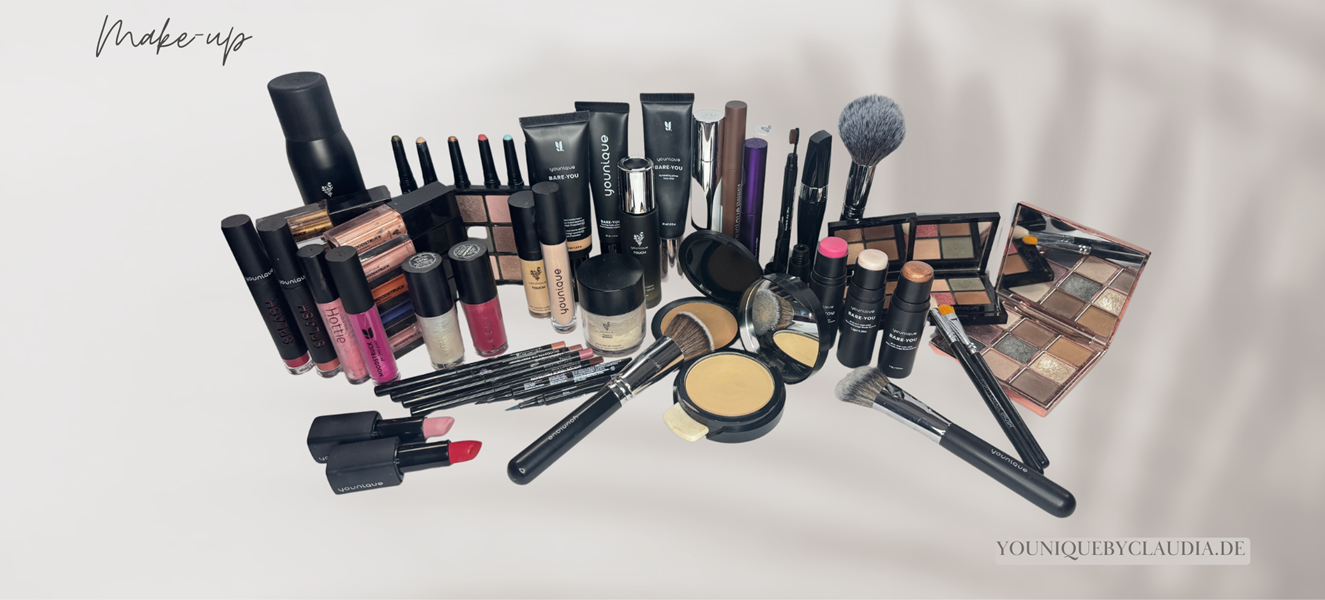 Younique Übersicht Makeup komplett
