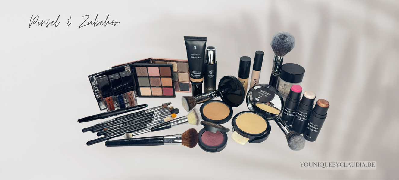 Younique Pinsel und Zubehör Übersicht