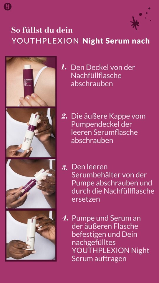 Younique Youthplexion Nachtserum Glowplexion Anleitung Nachfüllung