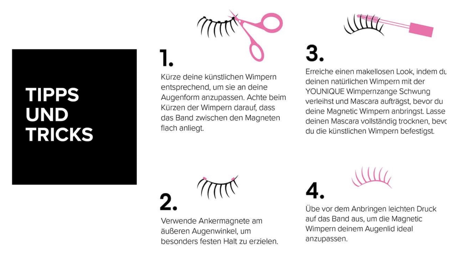Younique Magnetische Wimpern Magnetic Lashes Eyeliner Anwendung Tipps und Tricks Erfahrung