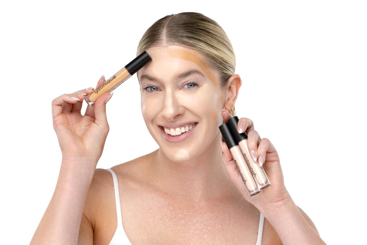 Younique Touch Perfection Pro Concealer Anwendung Highlight und Contouring